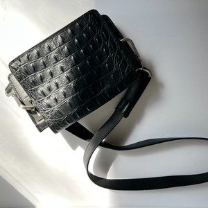 & Other Stories Buckle Croc Baguette